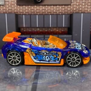 Loose Hot Wheels - Trak Tune - Blue and Orange