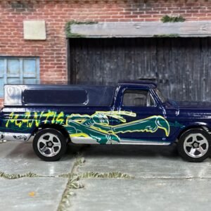 Loose Hot Wheels - 1979 Ford F150 - Dark Blue Mantis Livery