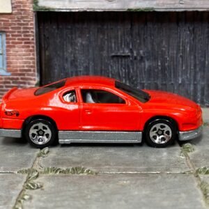 Loose Hot Wheels Monte Carlo Concept Car – Red & Silver | Retro GM Concept Casting