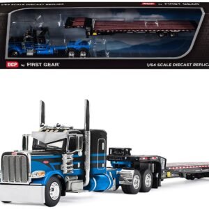 Peterbilt 389 with 48" Flat Top Sleeper and Landoll 440B-50CA Travel