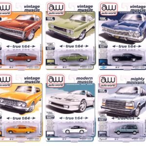 Auto World Premium 2025 Release 2 Set A of 6 pieces 1/64 Cars Diecast Model collector model product image