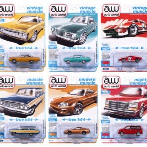 Auto World Premium 2025 Release 3 Set A of 6 pieces 1/64 Cars Diecast Model collector model product image