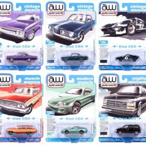 Auto World Premium 2025 Release 3 Set B of 6 pieces 1/64 Cars Diecast Model collector model product image