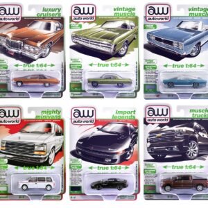 Auto World Premium 2026 Release 1 Set A of 6 pieces 1/64 Cars Diecast Model collector model product image