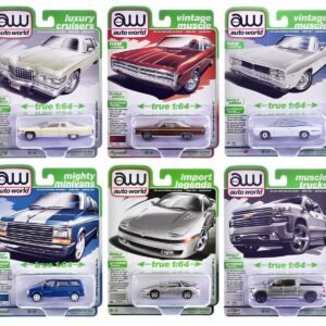 Auto World Premium 2026 Release 1 Set B of 6 pieces 1/64 Cars Diecast Model collector model product image