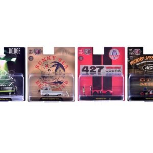 "Auto News" Release 17 Set of 4 Cars Limited Edition to 8500 pieces Worldwide 1/64 Cars M2 Machines Diecast Model