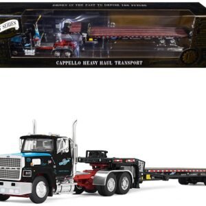 Ford LTL 9000 Day Cab and Landoll 440B-50CA Traveling Axle Trailer "