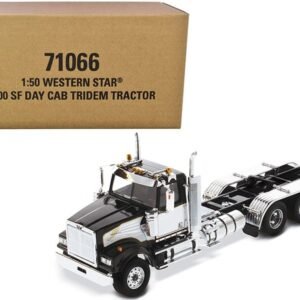 Western Star 4900 SF Tridem Day Cab Truck Tractor Black "Transport S