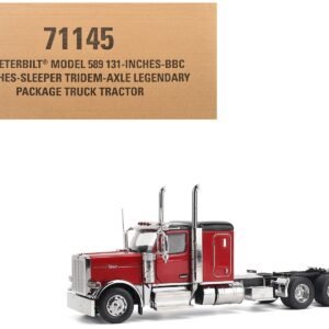 Peterbilt 589 Tridem-Axle Legendary Package Truck Tractor with 58" S
