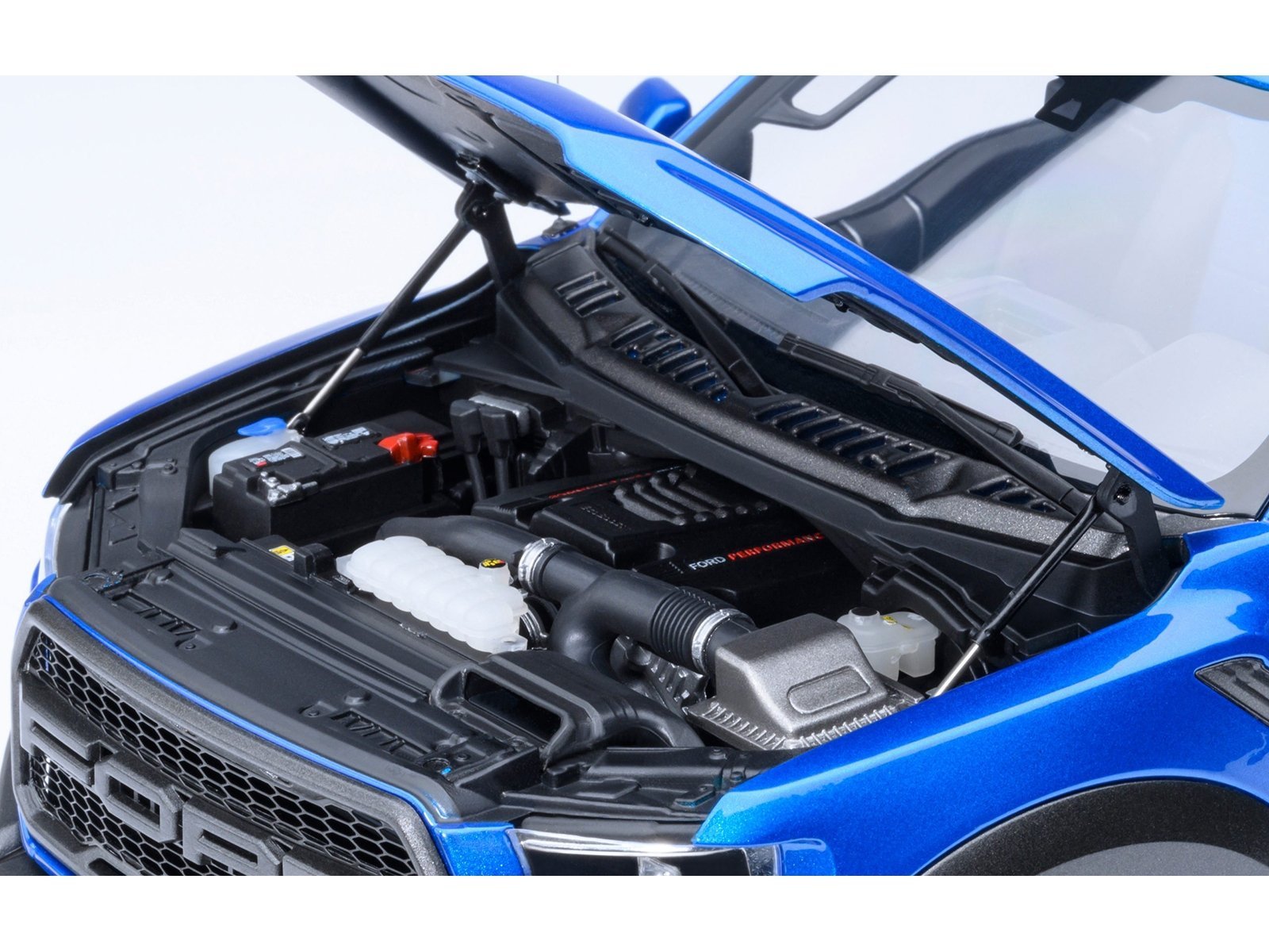 2019 Ford F-150 Raptor Pickup Truck Velocity Blue 1/18 Model Car Autoart Diecast Model collector model product image