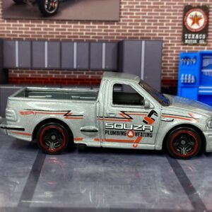 Loose Hot Wheels - Ford F150 SVT Lightning - Silver Souza Plumbing