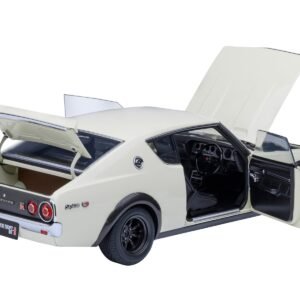 Nissan Skyline 2000GT-R (KPGC110) Tuned Version RHD (Right Hand Drive) White 1/18 Model Car Autoart Diecast Model collector model product image