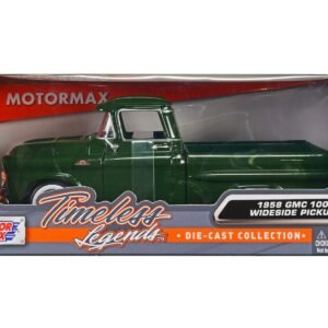 1958 GMC 100 Wideside Pickup Truck Green "Timeless Legends" Series 1