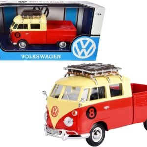 Volkswagen Type 2 (T1) #8 Pickup Truck with Roof Rack and Luggage Re