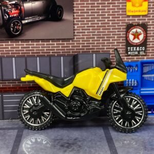 Loose Hot Wheels - Ducati DesertX Motorcycle - Yellow, White and Black