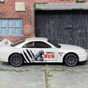 Loose Hot Wheels - Nissan Skyline GT-R R33 - White Godzilla