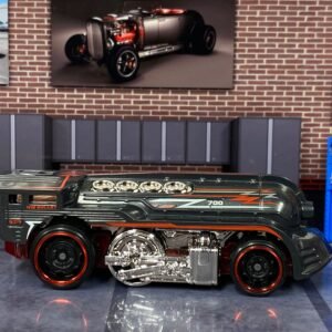 Loose Hot Wheels - West Coast Flyer Train - Gray, Black and Red