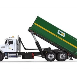 Mack Granite MP Refuse Garbage Truck with Tub-Style Roll-Off Contain