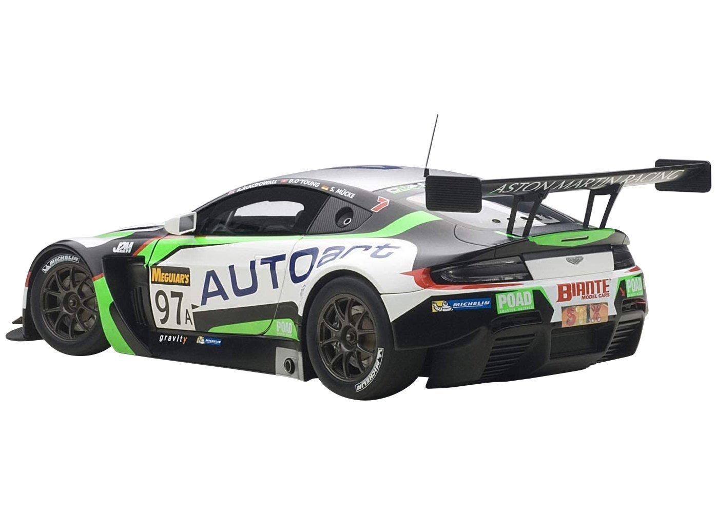 Aston Martin V12 Vantage Bathurst 12hour Endurance Race 2015 #97 A. Macdowall / D. O'Young / S. Mucke 1/18 Model Car Autoart Diecast Model collector model product image