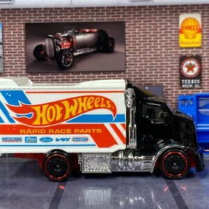 Loose Hot Wheels - Highway Hauler - Black and White Hot Wheels