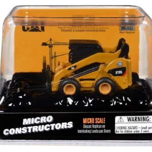 CAT Caterpillar 272C Skid Steer Loader with Pallet Fork Yellow "Micr