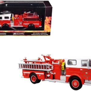 1974 Ward LaFrance Fire Engine "San Francisco Fire Department - Engine 31" Red with White Top "5 Alarm" Series Limited Edition 1/87 (HO) Iconic Replicas Diecast Model collector model product image