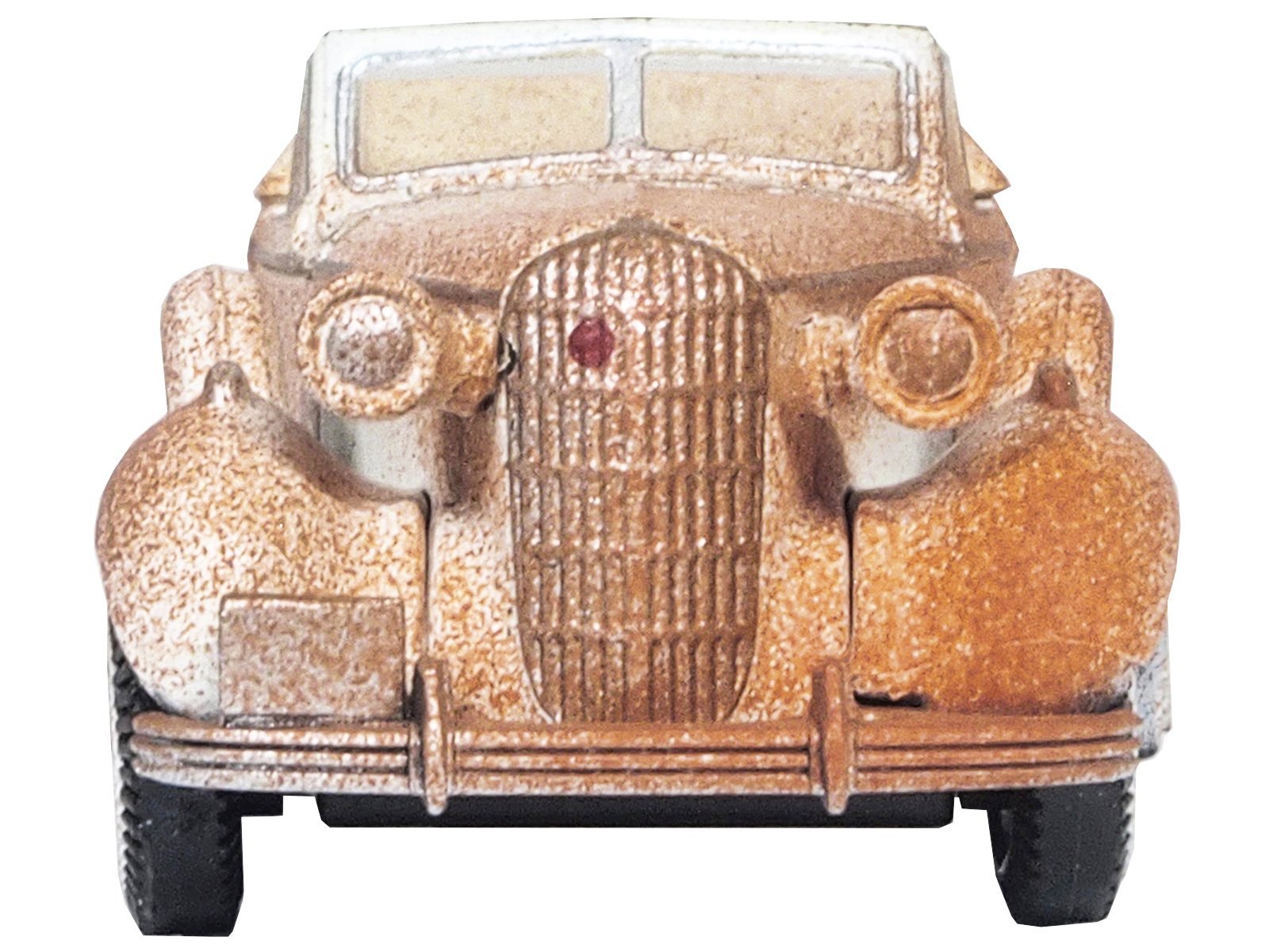 1936 Buick Special Convertible Coupe Beige (Rusted) "Junkyard Project" 1/87 (HO) Scale Car Oxford Diecast Diecast Model collector model product image