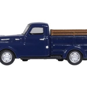 1948 Dodge B-1B Pickup Truck Waterway Blue 1/87 (HO) Scale Car Oxford Diecast Diecast Model collector model product image