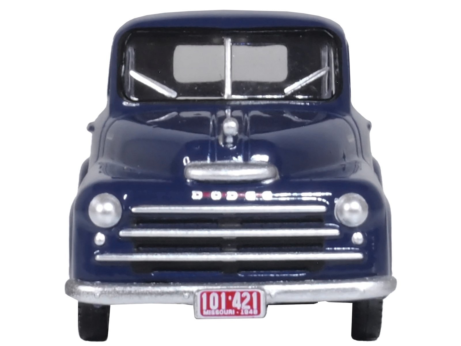 1948 Dodge B-1B Pickup Truck Waterway Blue 1/87 (HO) Scale Car Oxford Diecast Diecast Model collector model product image