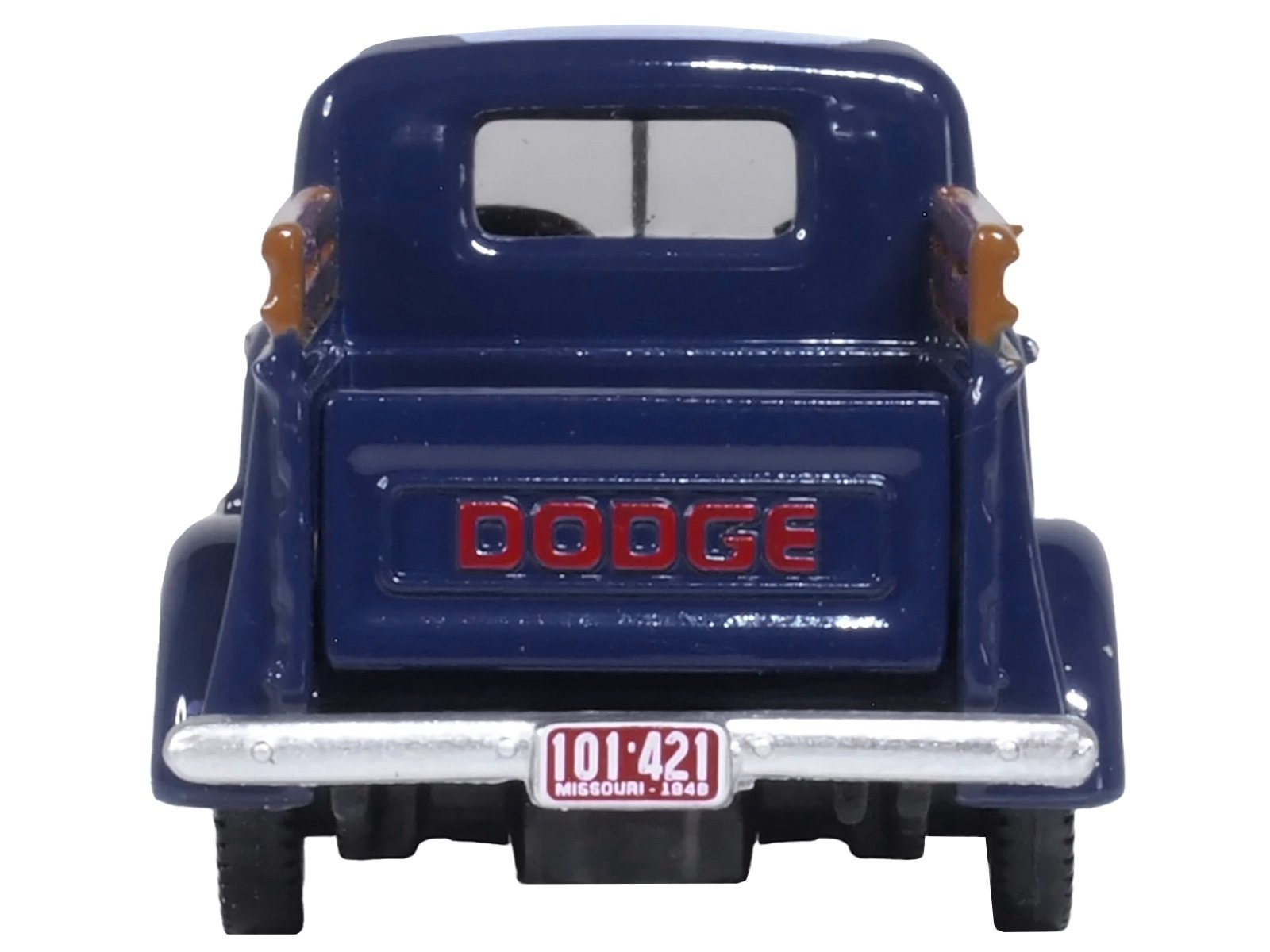 1948 Dodge B-1B Pickup Truck Waterway Blue 1/87 (HO) Scale Car Oxford Diecast Diecast Model collector model product image