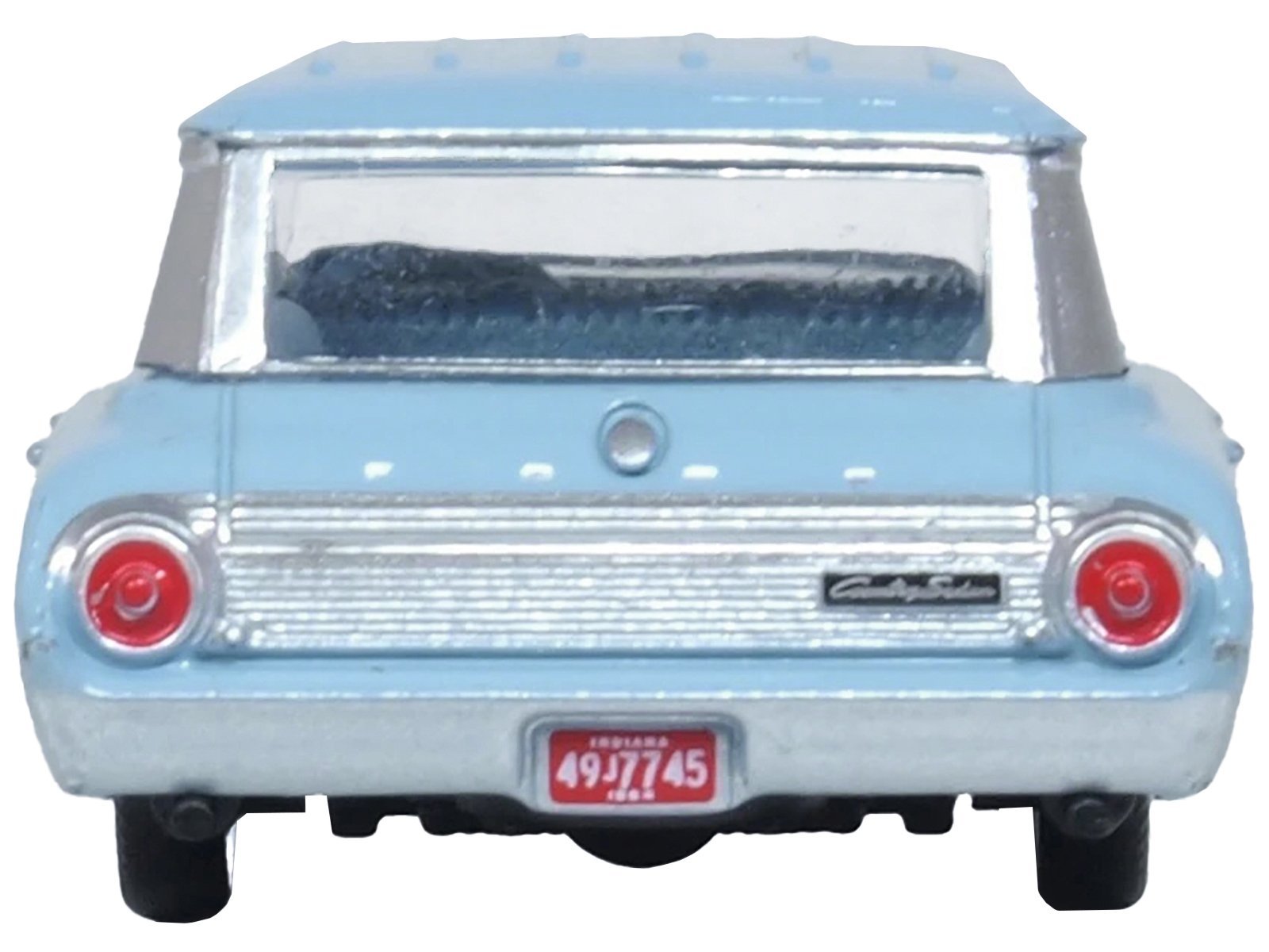 1964 Ford Country Sedan Skylight Blue 1/87 (HO) Scale Car Oxford Diecast Diecast Model collector model product image