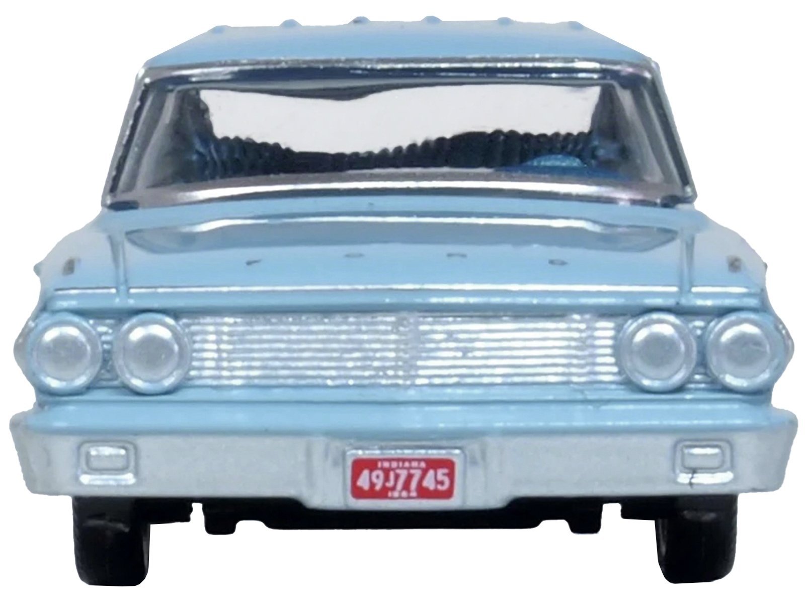 1964 Ford Country Sedan Skylight Blue 1/87 (HO) Scale Car Oxford Diecast Diecast Model collector model product image