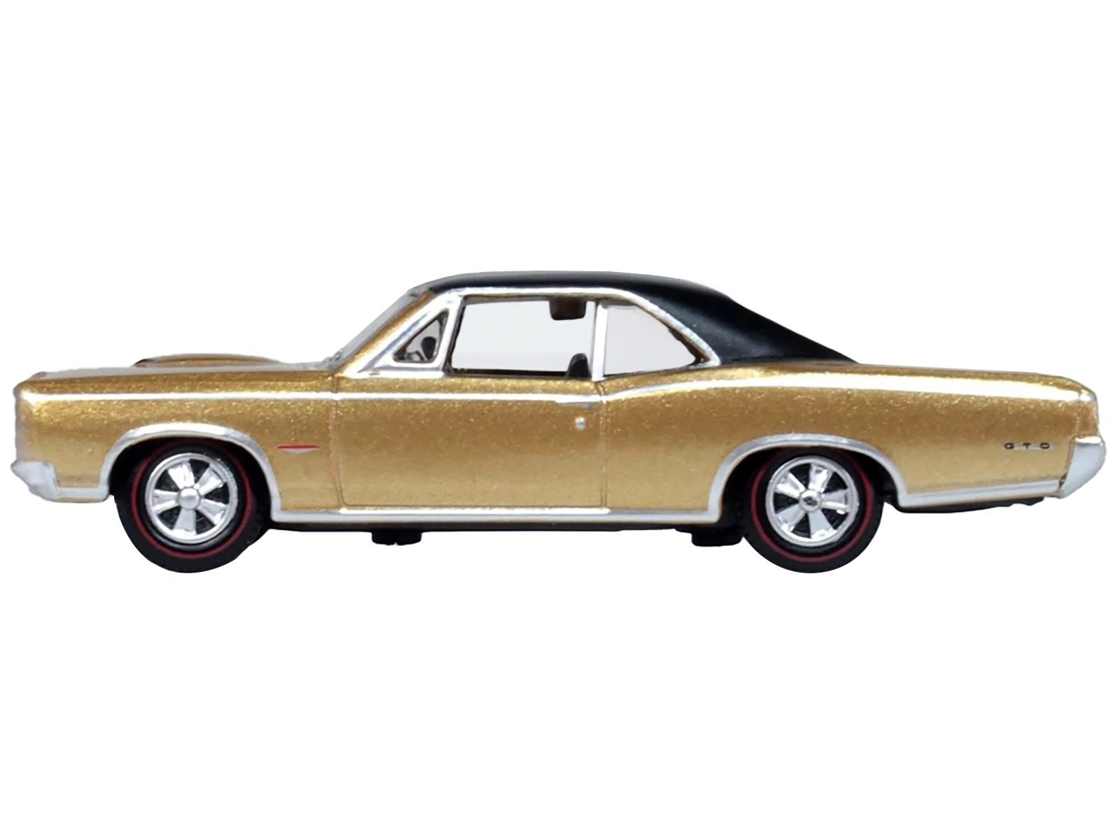 1966 Pontiac GTO Martinique Bronze Metallic with Black Top 1/87 (HO) Scale Car Oxford Diecast Diecast Model collector model product image