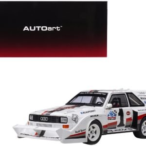 Audi Quattro S1 #1 Walter Roehrl Winner Pikes Peak (1987) 1/18 Model Car Autoart Diecast Model collector model product image