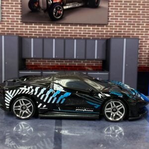 Loose Hot Wheels - Pininfarina Battista - Black, Blue and White with Graphics