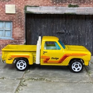 Loose Hot Wheels - 1978 Dodge Lil' Red Express - Yellow and Red