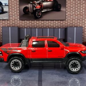 Loose Hot Wheels - 2023 Dodge Ram 1500 4x4 Truck - Red and Black