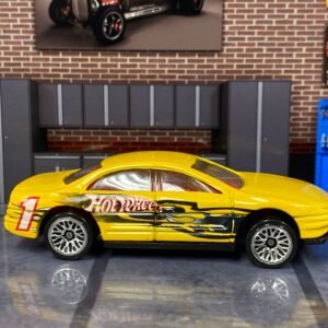 Loose Hot Wheels - Oldsmobile Aurora - Yellow Hot Wheels 1