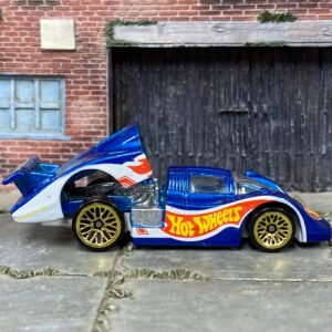 Loose Hot Wheels Sol-Aire CX4 – Blue with Gold Wheels | Classic Aerodynamic Hot Wheels Racer
