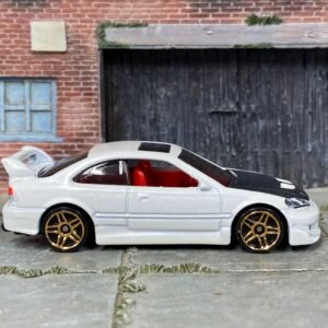 Loose Hot Wheels - Honda Civic SI - White and Carbon Fiber