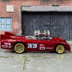 Loose Hot Wheels - Double Vision Salt Flat Racer - Dark Red