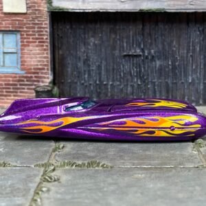 Loose Hot Wheels Wild Thing – Purple with Flames | Classic Hot Wheels Fantasy Hot Rod