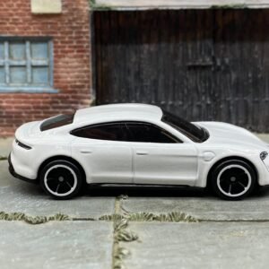 Loose Hot Wheels Porsche Taycan Turbo S – White | Electric Performance Casting History