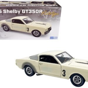 1965 Shelby GT350R Prototype #3 White Limited Edition to 312 pieces