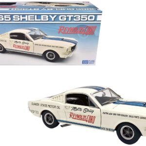 1965 Shelby GT350 "Reynolds Ford" White with Blue Stripes Limited Ed
