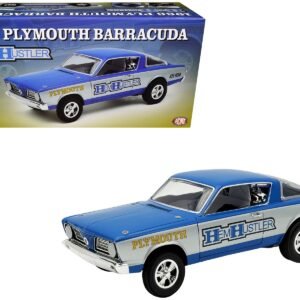 1966 Plymouth Barracuda "Hemi Hustler" Blue with White Stripes Limit