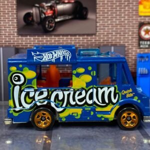 Loose Hot Wheels - Quick Bite Food Truck - Ice Cream - Blue