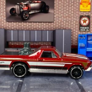 Loose Hot Wheels - 1968 Chevy El Camino - Dark Red Gold and White