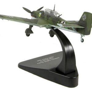 Junkers Ju 87B "Stuka Stab" Dive Bomber Plane III/StG 77 Caen France (1940) "Oxford Aviation" Series 1/72 Airplane Oxford Diecast Diecast Model collector model product image