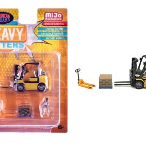 "Heavy Lifters" 4 piece Diecast Set Limited Edition for Models 1/64 Scale American Diorama Diecast Model collector model product image